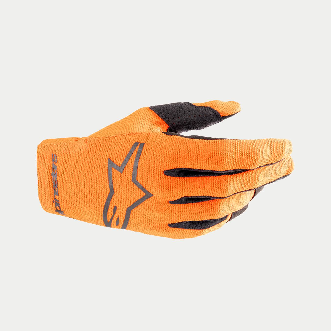 Alpinestars 2024 Radar Youth Motocross Gloves Hot Orange Black
